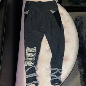 VS PINK sparkle cotton leggings !